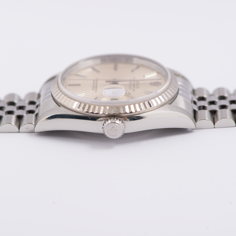 Rolex Oyster Perpetual Datejust 16234 Silver Stick Dial 1994