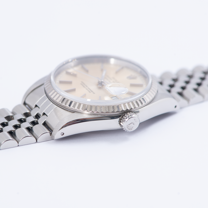 Rolex Oyster Perpetual Datejust 16234 Tropical Silver Dial 1989