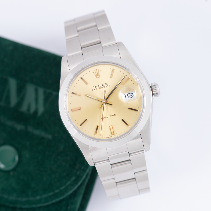 Rolex Oysterdate Precision 6694 Champagne Dial 1986