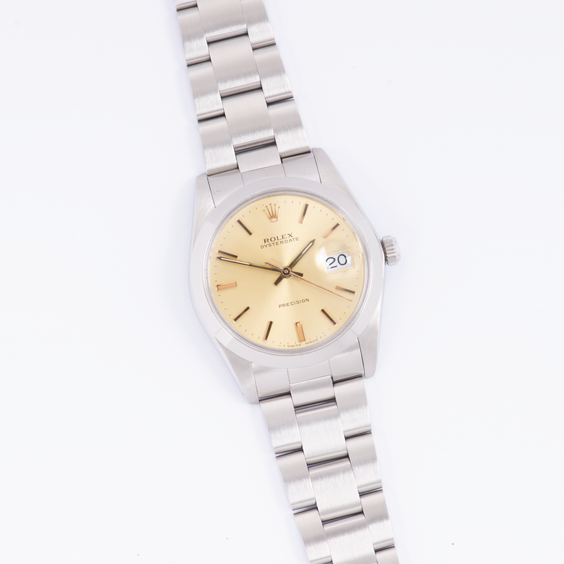 Rolex Oysterdate Precision 6694 Champagne Dial 1986