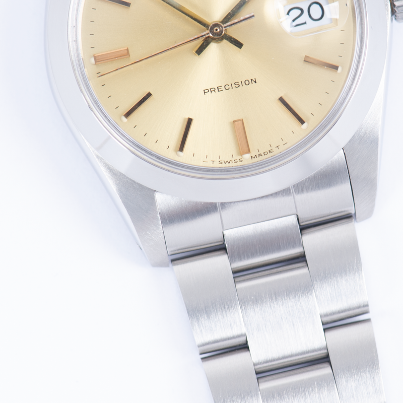 Rolex Oysterdate Precision 6694 Champagne Dial 1986