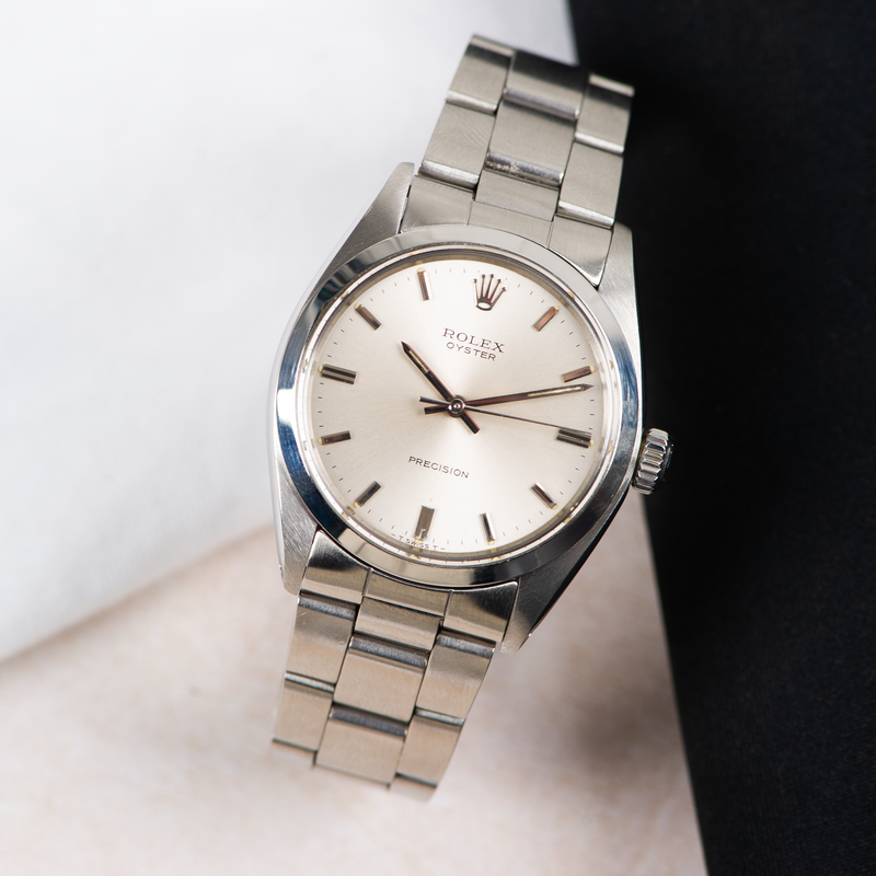 Rolex Oyster Precision No Date 6426 Silver Dial 1973