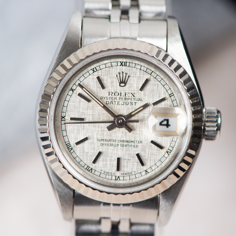 Rolex Oyster perpetual Lady Datejust 69174 Linen Dial 1991