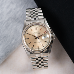 Rolex Oyster Perpetual Datejust 16234 Silver Dial 1991