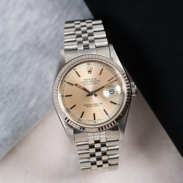 Rolex Oyster Perpetual Datejust 16234 Silver Dial 1991