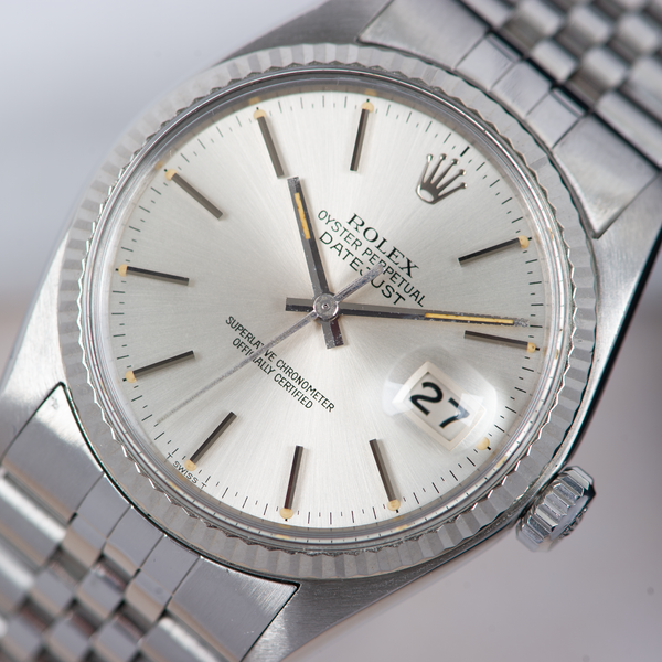 Rolex Oyster perpetual Datejust 16014 Silver Dial 1978