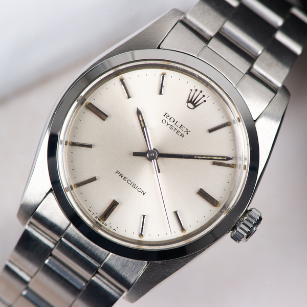 Rolex Oyster Precision No Date 6426 Silver Dial 1975