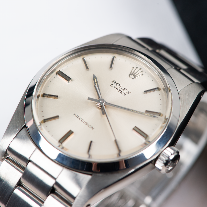 Rolex Oyster Precision No Date 6426 Silver Dial 1975