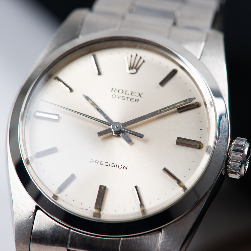 Rolex Oyster Precision No Date 6426 Silver Dial 1975