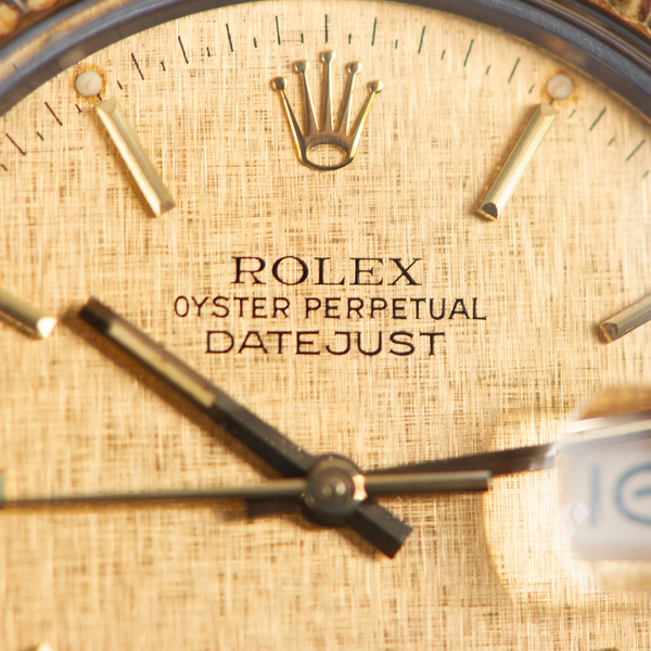 Rolex Oyster Perpetual Datejust 16013 Linen Dial 1985