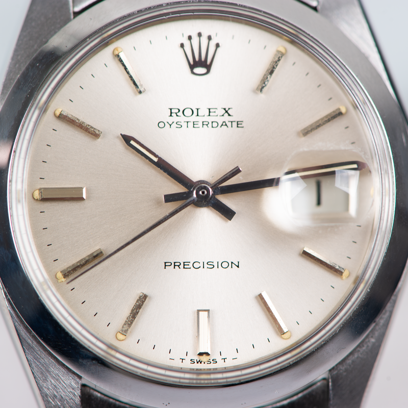 Rolex Oysterdate Precision 6694 Silver Dial 1972