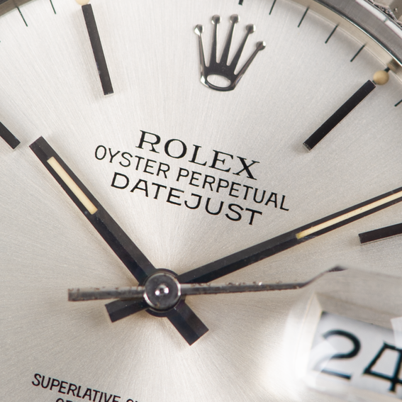 Rolex Oyster Perpetual Datejust 16014 Silver Dial 1985