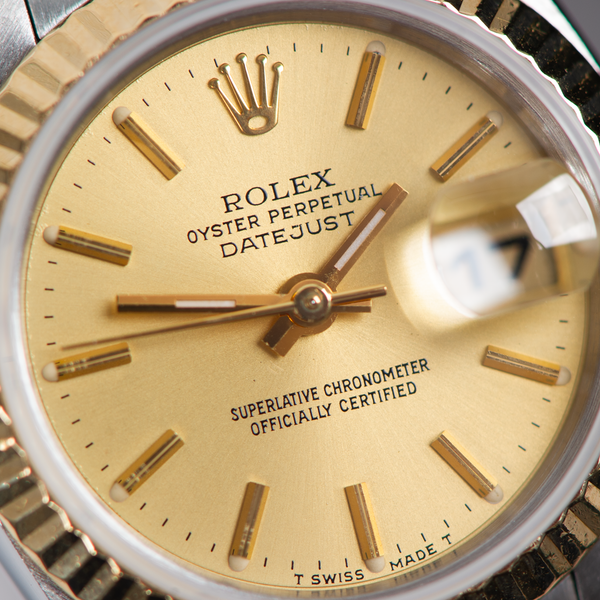 Rolex Oyster Perpetual Lady Datejust 69173 Champagne Dial 1996