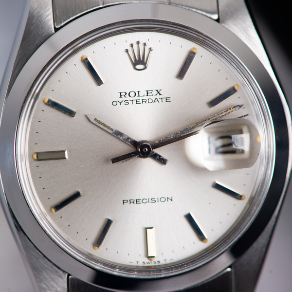 Rolex Oysterdate Precision 6694 Silver Dial 1978