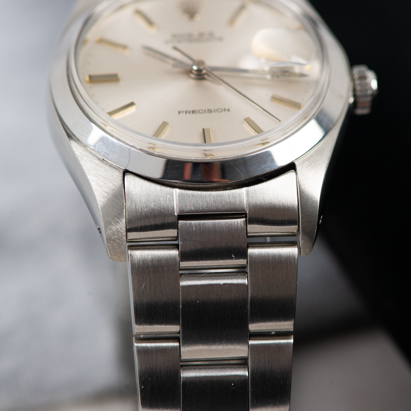 Rolex Oysterdate Precision 6694 Silver Dial 1978