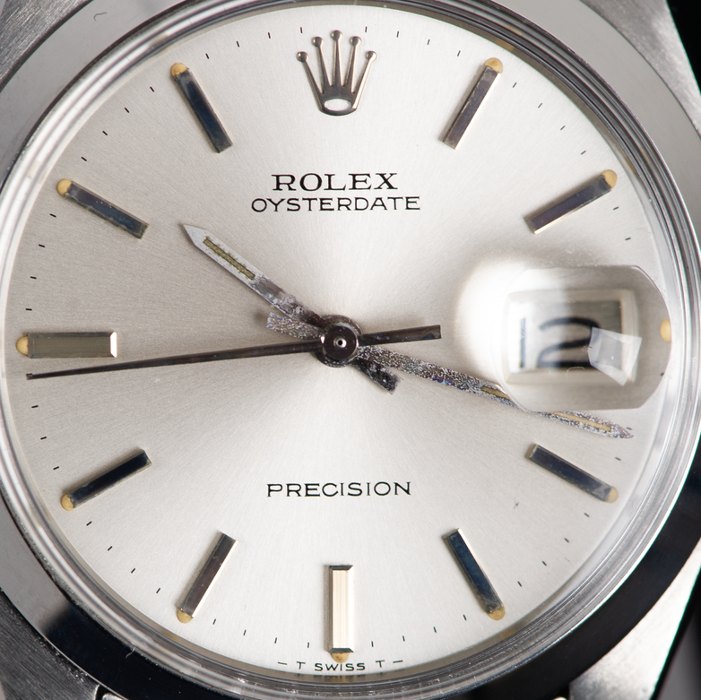 Rolex Oysterdate Precision 6694 Silver Dial 1978