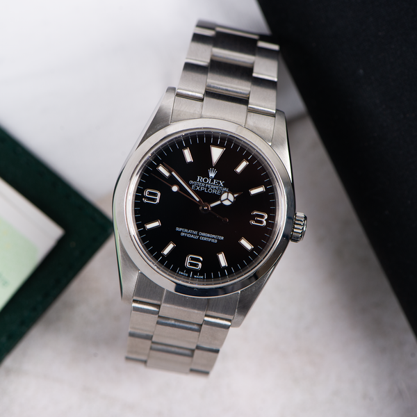 Rolex Oyster perpetual Explorer 114270 Black Dial 2004 With Papers