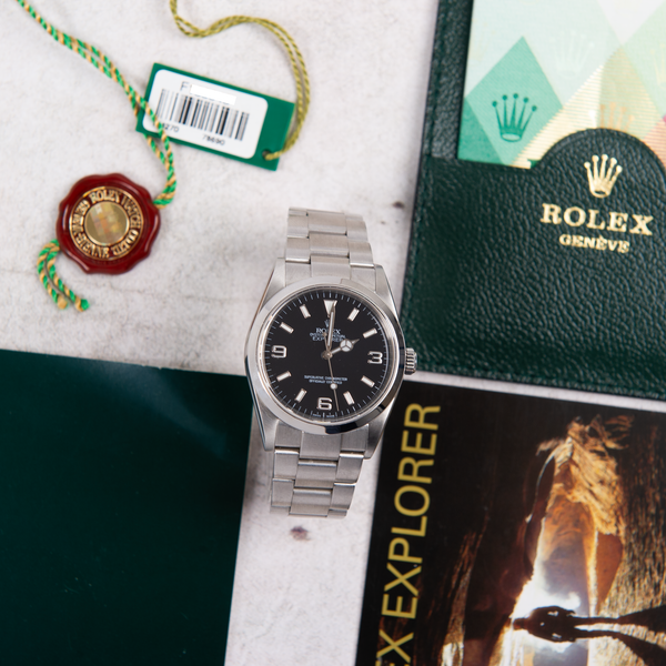 Rolex Oyster perpetual Explorer 114270 Black Dial 2004 With Papers